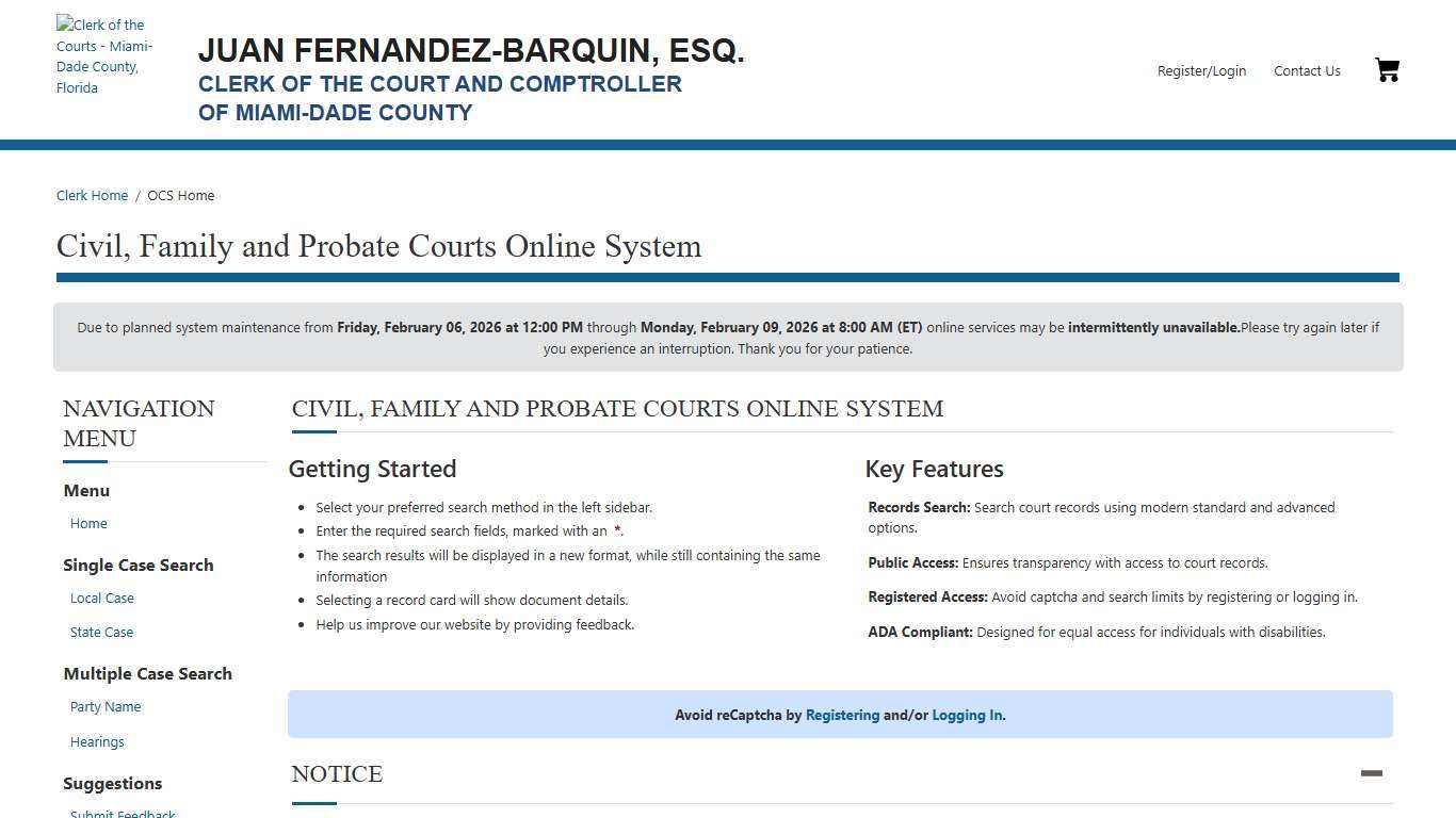 OCS Home – Miami-Dade County OCS